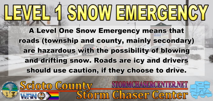 Ohio Level 1 Snow Emergency